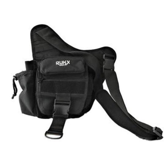 Rukx Gear ATICTSBB Sling Bag  Black 600D Polyester Single Strap